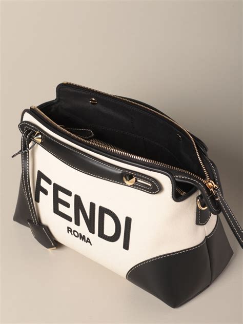 does fendi bag have writing on top|Fendi logo bags.